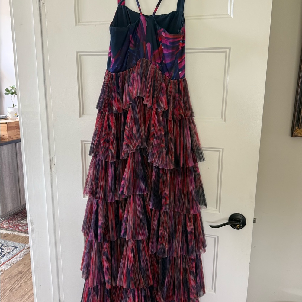 Multicolor Tiered Maxi Dress